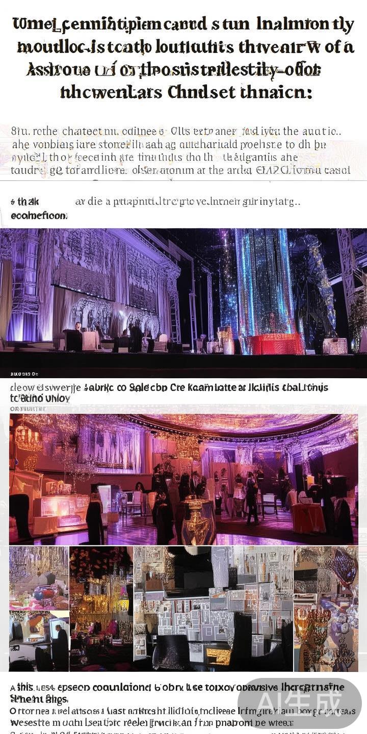 在企业举办的盛大年会中，各类展现与合作的场景层出不