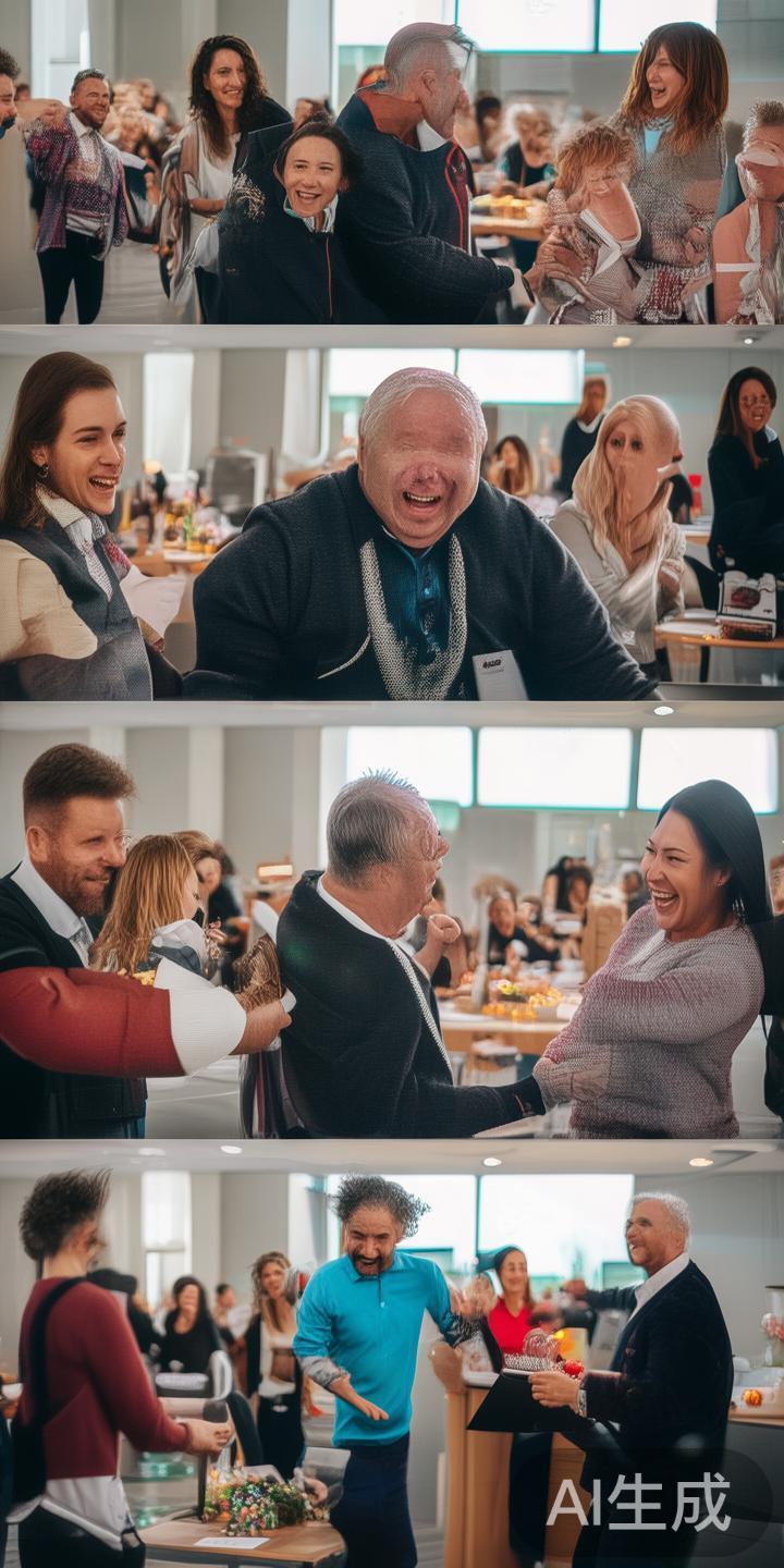 1.增强团队凝聚力
年会是公司成员相聚的黄金时刻