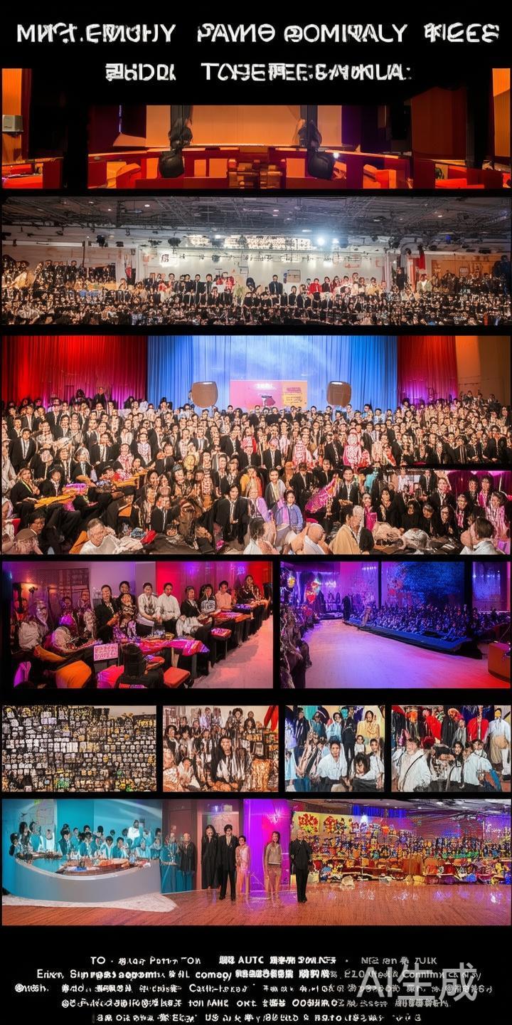 此外，年会还安排了精彩纷呈的文艺表演。由不同部门的